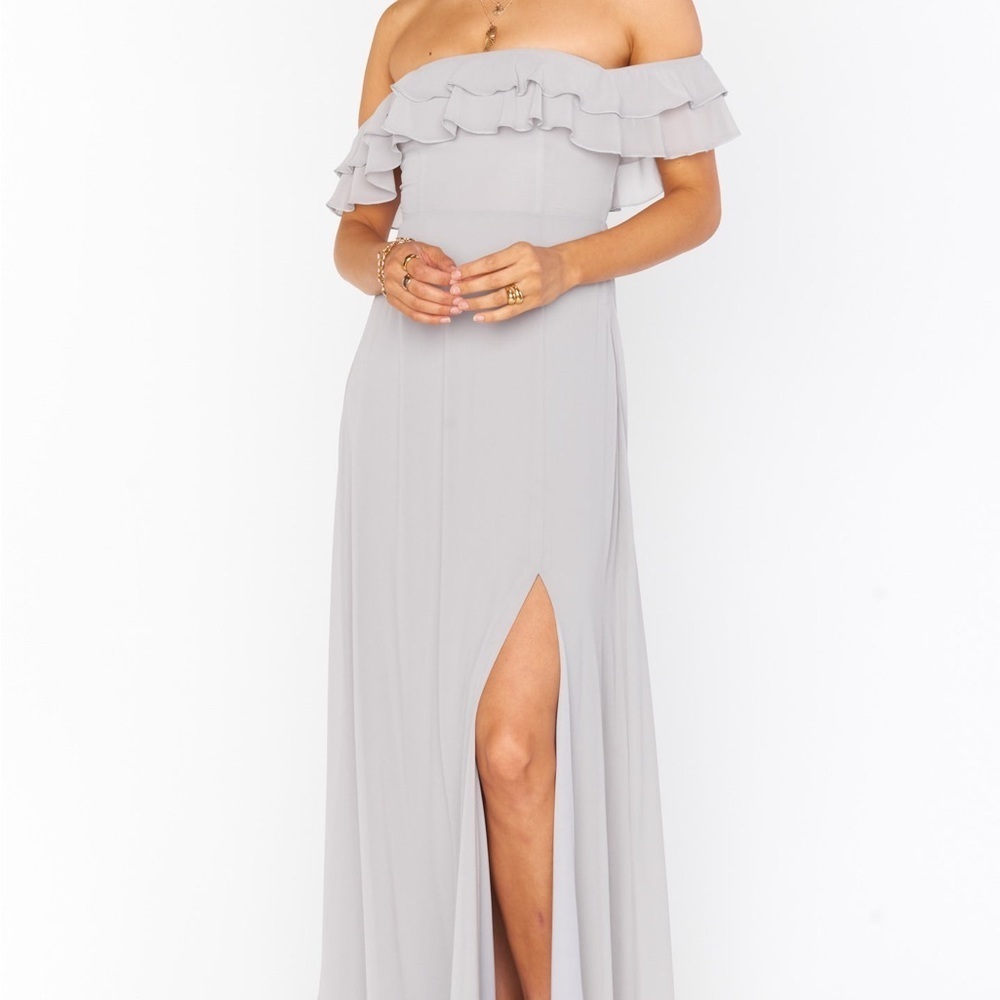The Emma Ruffle Maxi Dress show me your MuMu size small